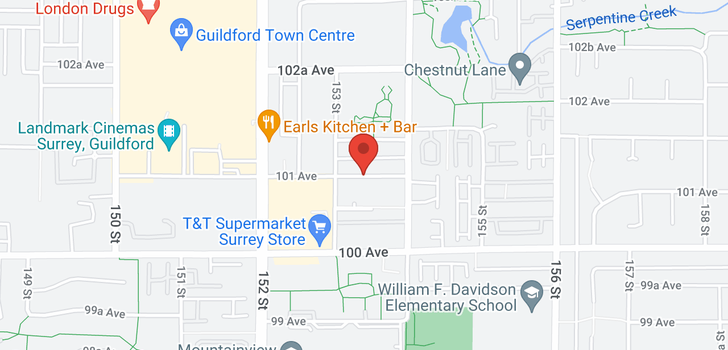 map of 101 15351 101 AVENUE